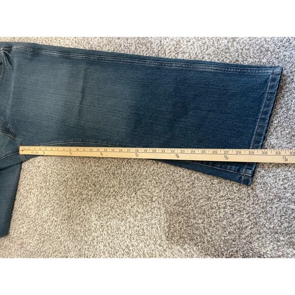 Ariat Rebar M4 Relaxed Boot Cut Jeans Men's Big & Tall Size 42x30 Blue Cotton - Picture 9 of 11